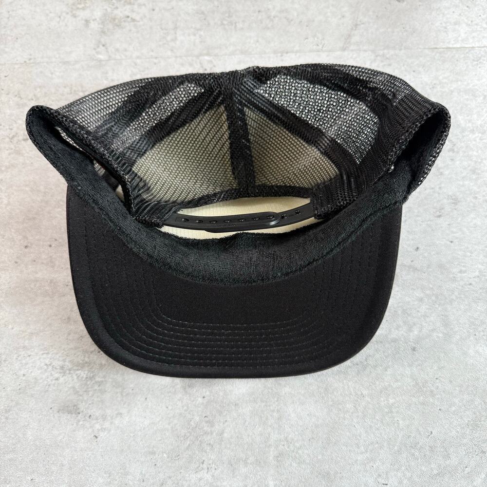 The Mean Black trucker hat Lonesome on'ry and mean black snapback - Picture 2 of 7